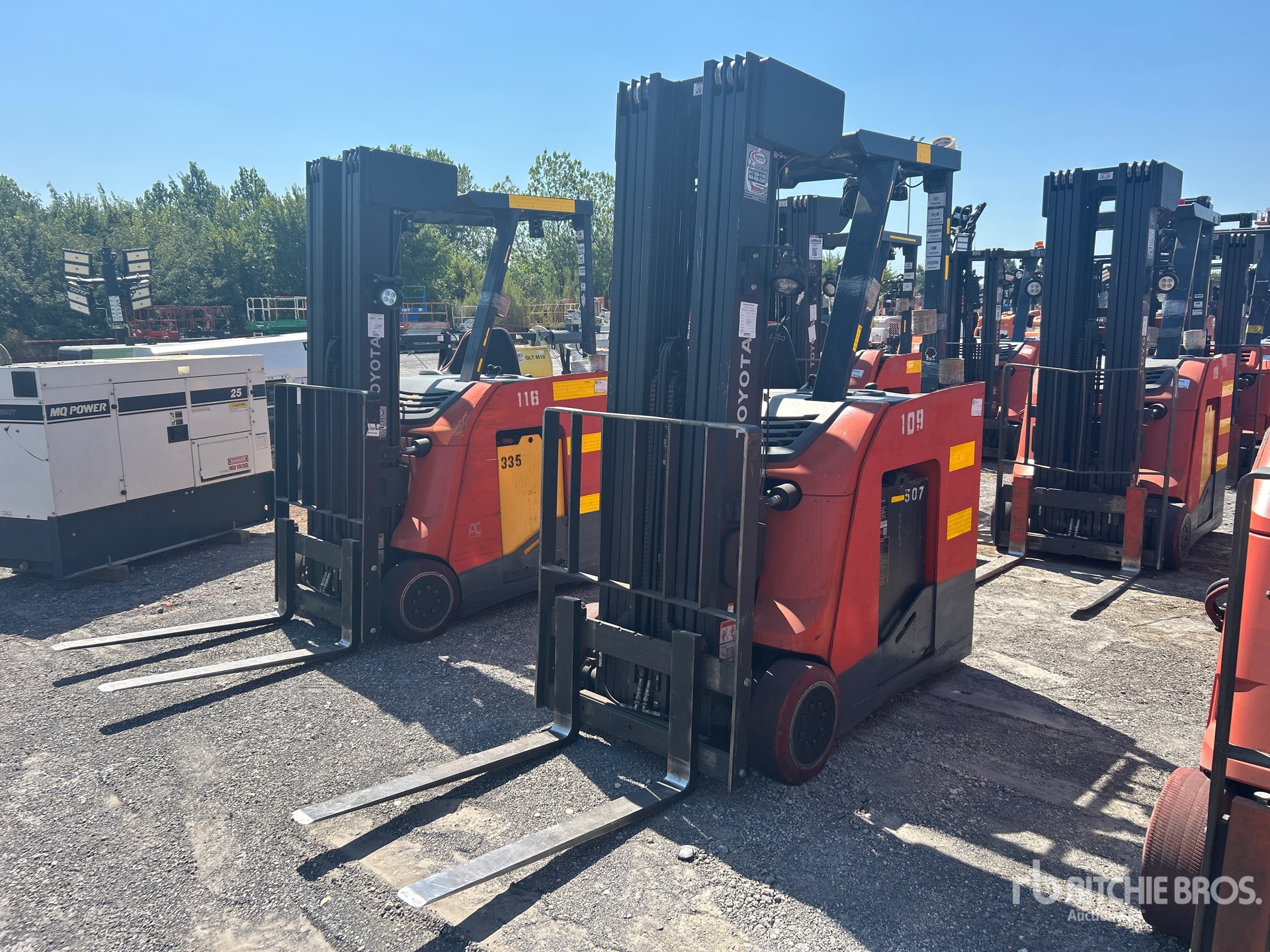 Toyota 8BNCU18 2000 lb Electric Forklift