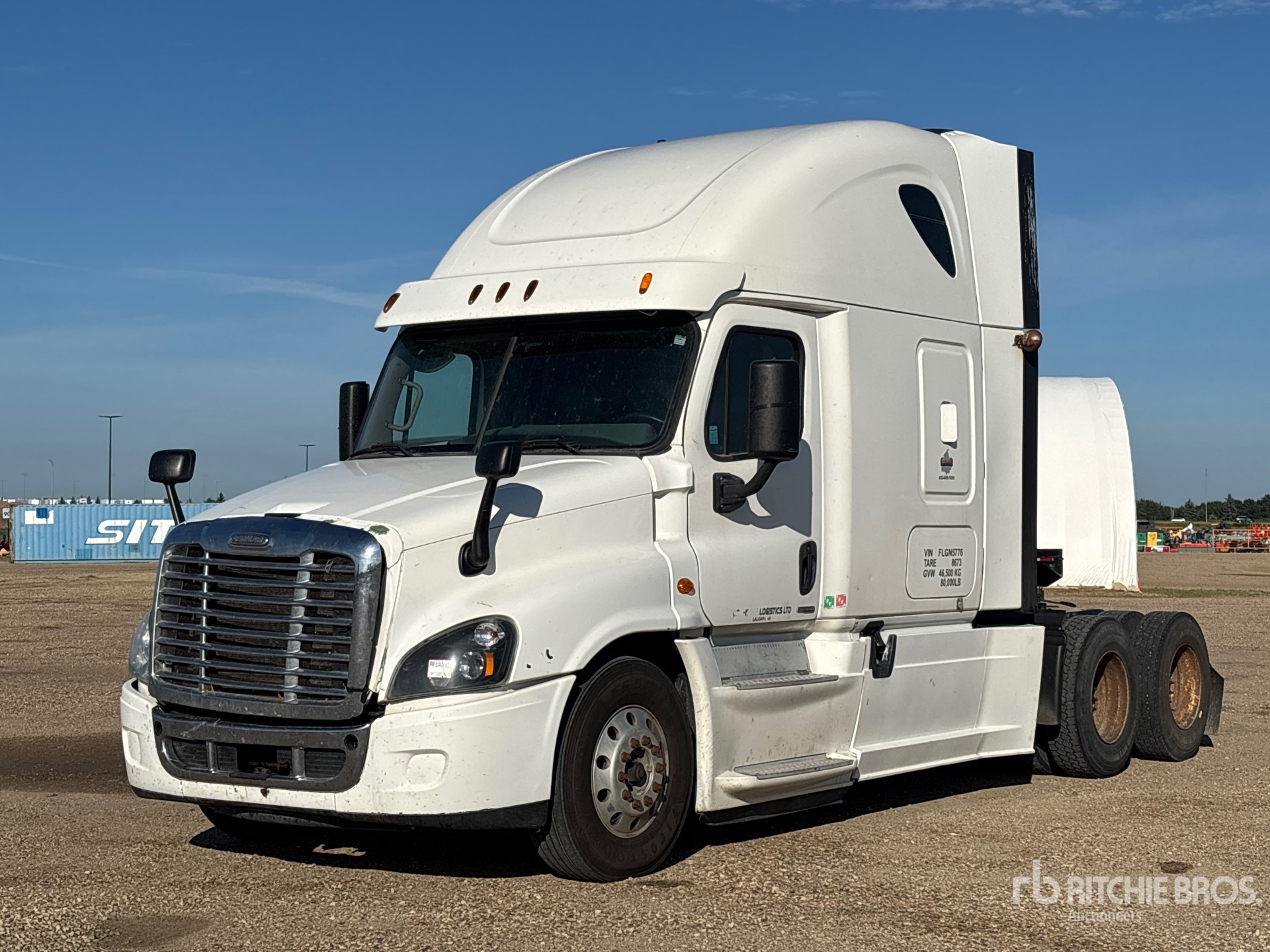 2015 Freightliner Cascadia 125 6x4 T/A Sleeper Truck Tractor