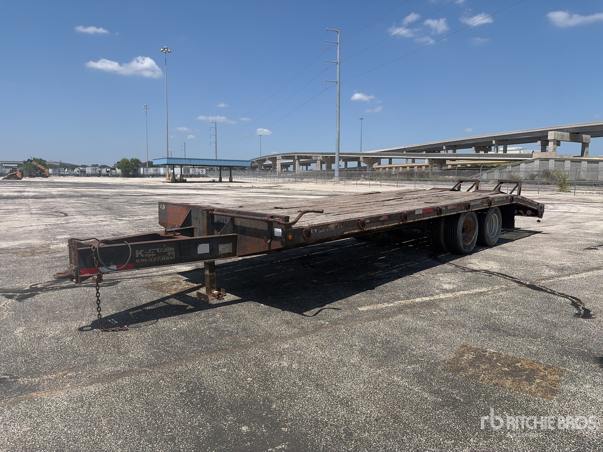 2008 Millennium 25 ft T/A Equipment Trailer