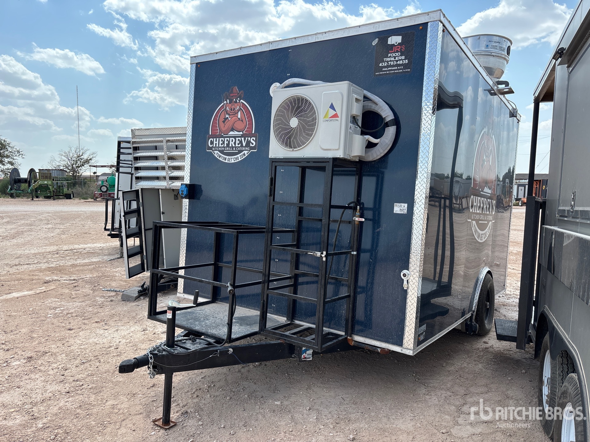 2026 JRS 12 ft S/A Food Concession Trailer