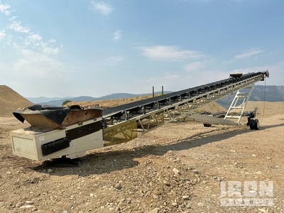 2023 JM Radial Stacking Conveyor 36 in x 120 ft Portable Radial Stacking Taśmociąg