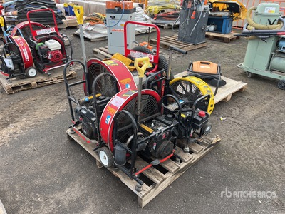 Quantity of (4) Ventilation Fans Varios, tienda, almacen, consumidor