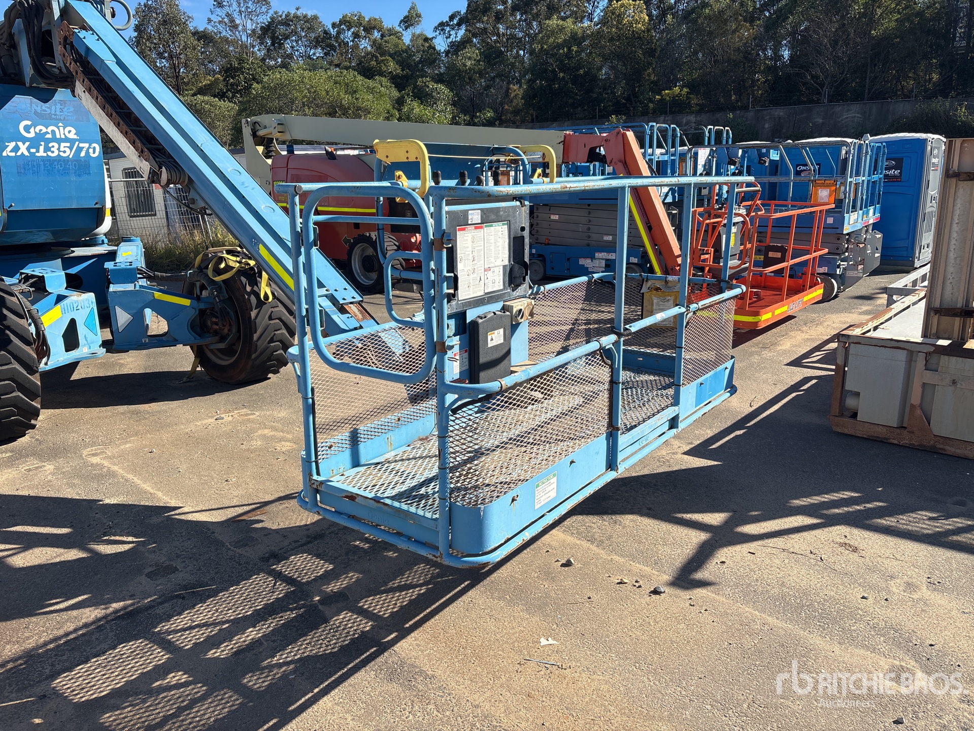 2014 Genie ZX135/70 4WD Diesel Articulating Boom Lift in Forest