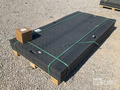 (12) SKLP SK-LJB12 Polyethylene Board Roadbed Protection Pads - Unused