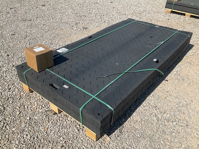 (12) SKLP SK-LJB12 Polyethylene Board Roadbed Protection Pads - Unused