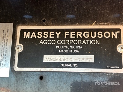2019 Massey Ferguson 9565 Cosechadora