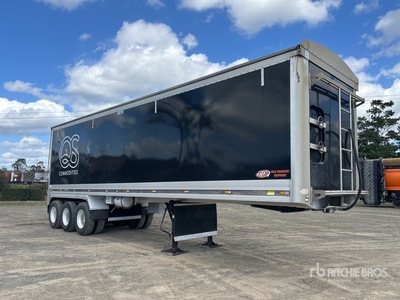 2021 BTE 10.6 m Tri/A End Dump Trailer