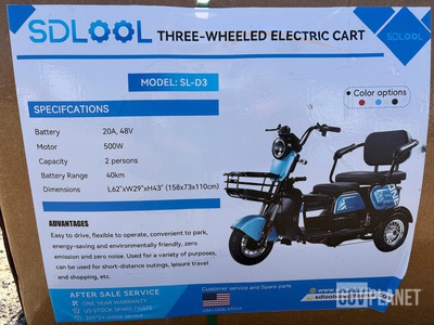 SDLOOL SL-D3 Three-Wheeled Electric Cart