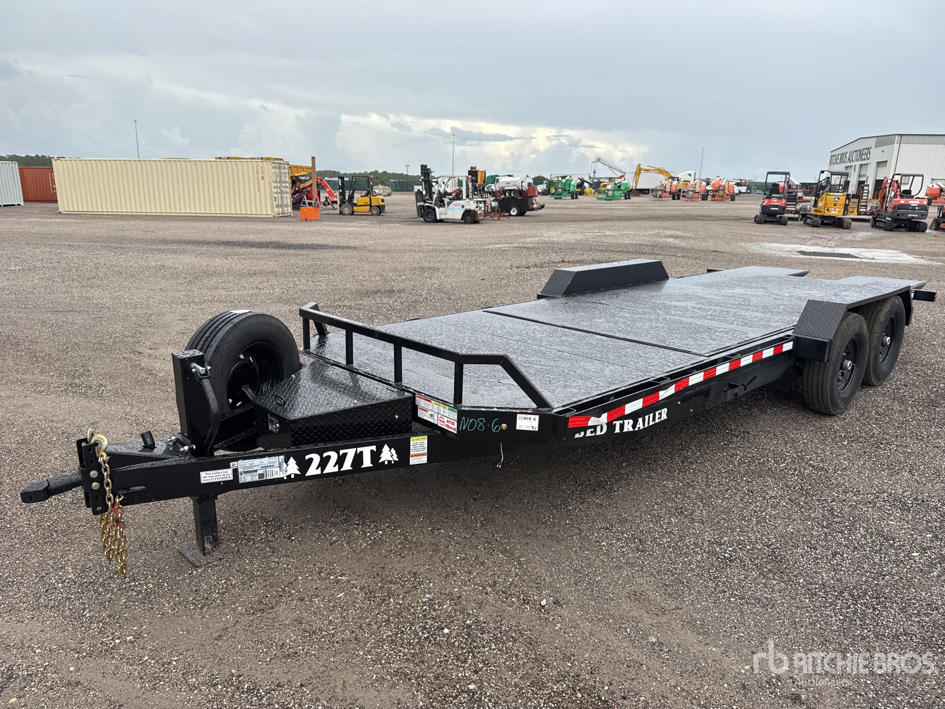 2026 Industrias America 227T 22 ft T/A Tilt Deck Trailer (Unused)