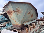 Conveyor/Rollers with Feed Hopper