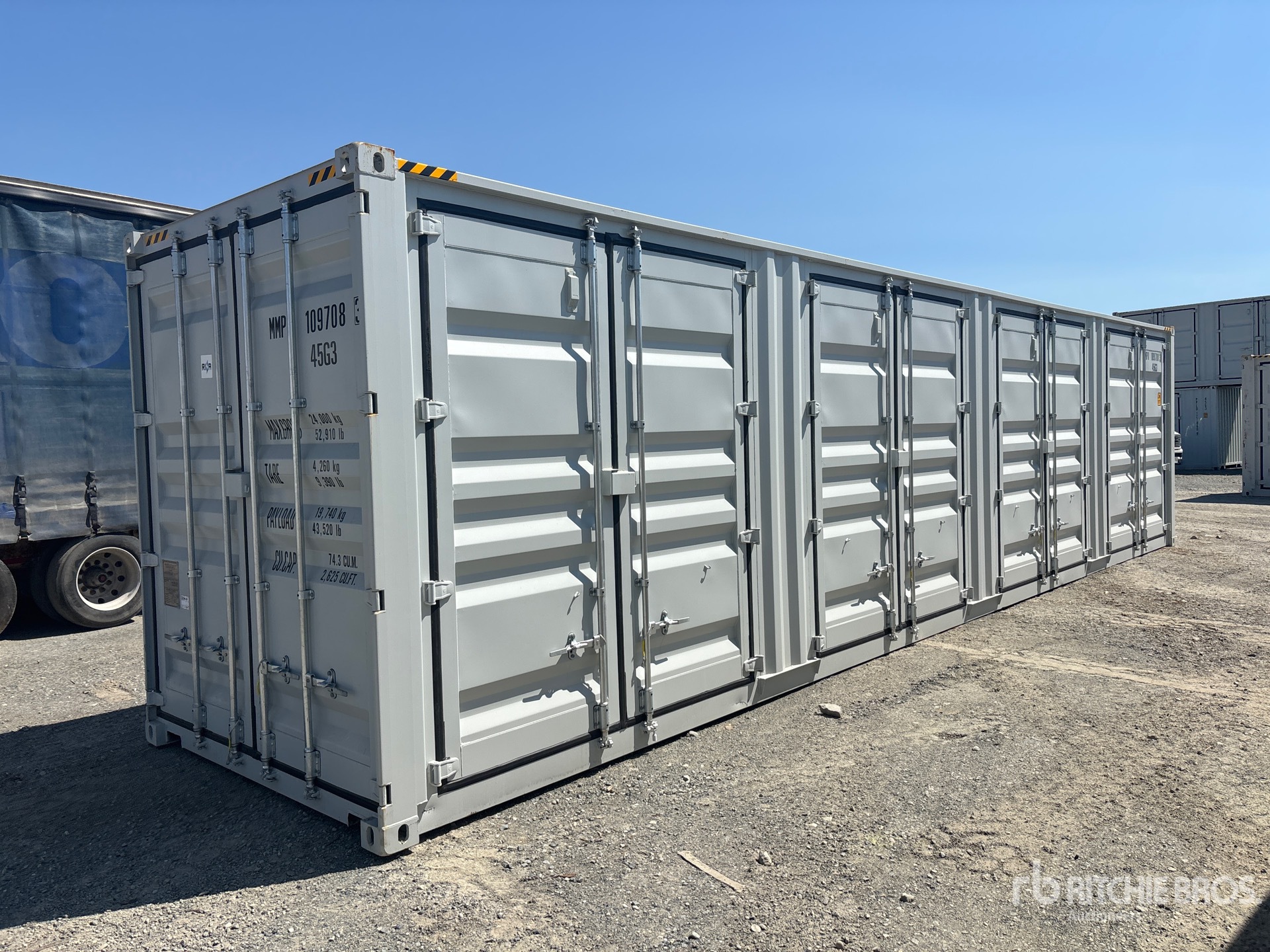 2025 40 ft High Cube Multi-Door Storage Container