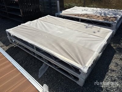 Quantity of (2) 2026 BYT BDF6 6 ft x 8 ft 6 In Aluminum Boat Dock Section Kit (Unused)