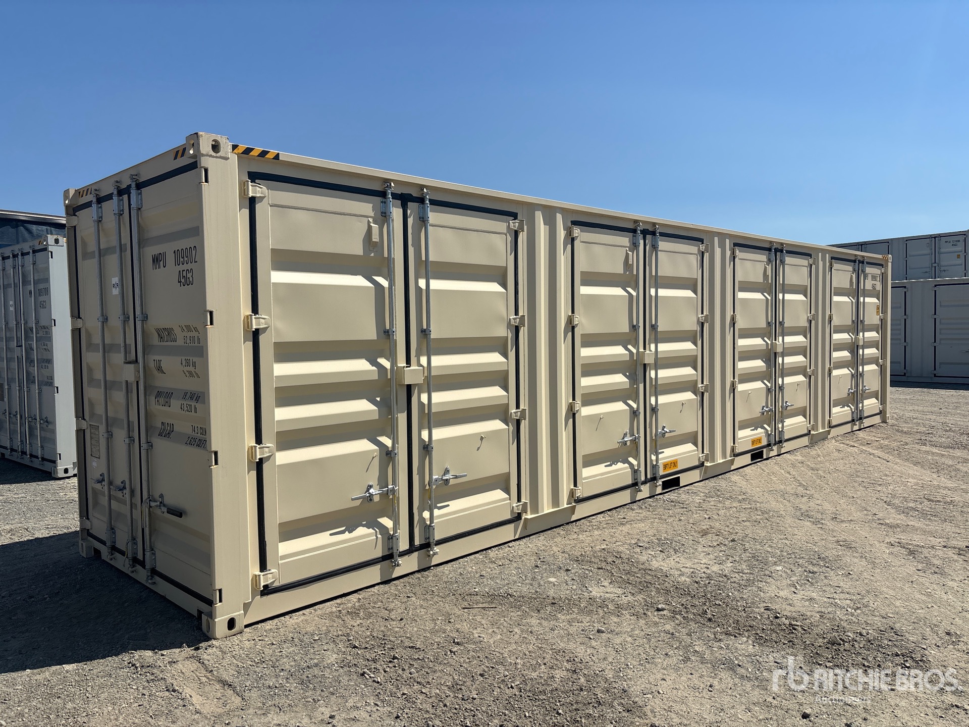 2026 40 ft High Cube Multi-Door Storage Container