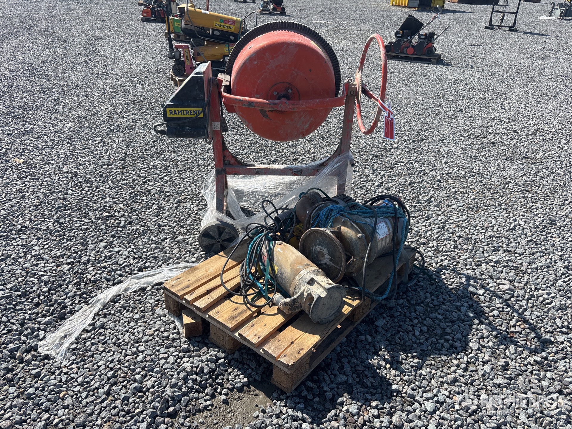 Atika OPTIMIX M150E Portable Concrete Mixer (Inoperable)