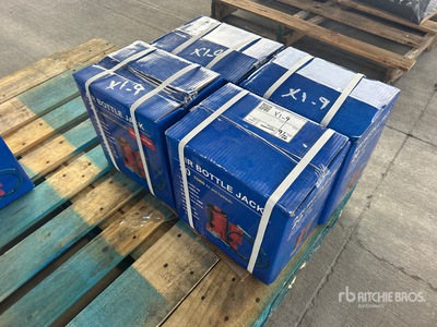 Quantity of (4) 2026 Powertek 20T lifter 20 Ton Air/Hydraulic Bottle Podnośnik (Unused)