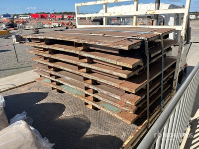 Quantity of (7) Steel Trays