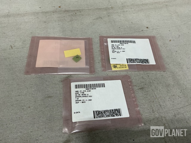 (3) Boeing 69-25732-8 Lockout Valve Spacers