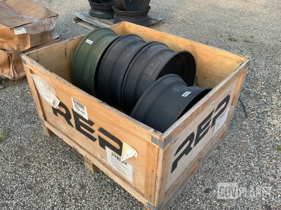 (4) Utility Tool & Trailer 129374 Rim Wheels