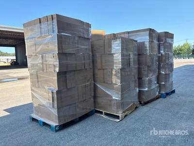 Quantity of (7) Pallets of Fabric Rose's