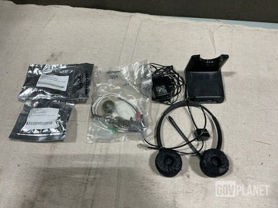 (1) Headset, (1) Electrical Connector, (2) Electrical Solenoids & Assorted Items