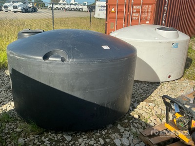 Quantity of (2) Poly Water Tank