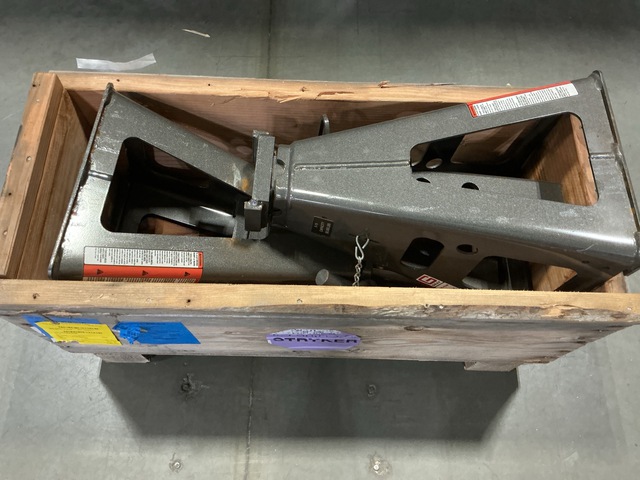 Set of Gray Pin Style Vehicle Jack Stands
