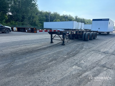 2008 Max Atlas 40 ft Tri/A Extendable Skel Trailer