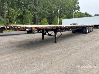 2014 Manac 53 ft Tri/A Flatbed Trailer