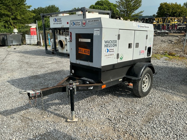 2019 Wacker Neuson G25 T4F 19.5 kW Mobile Generator Set