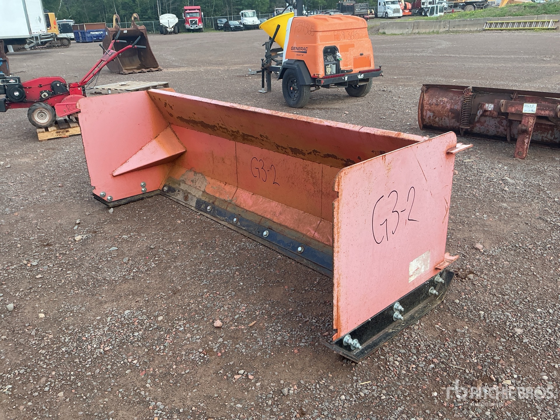 90 in Skid Steer Snow Pusher