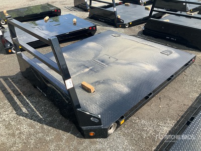 Mid-State Truck Bodies Diamond Plate Truck Flatbed Body