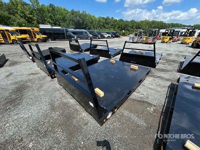 Mid-State Truck Bodies Diamond Plate Truck Flatbed Body (Unused)