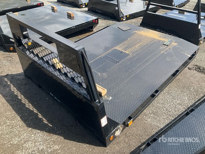Mid-State Truck Bodies Diamond Plate Truck Flatbed Body