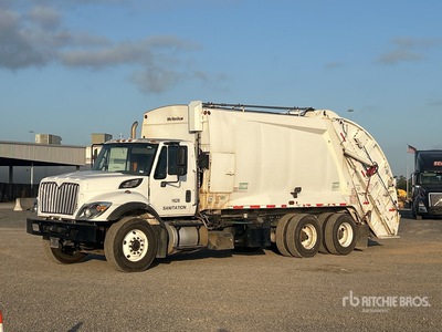 2016 International WorkStar 7500 6x4 Rear Loader Waste Collection Truck