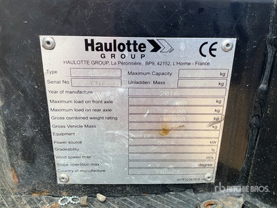2016 Haulotte HTL 4017 Telehandler