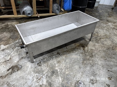 Stainless Steel Honey Sump 25 in x 5 ft x 1 ft