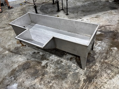 Stainless Steel Honey Sump 6 ft x 2 ft x 1 ft