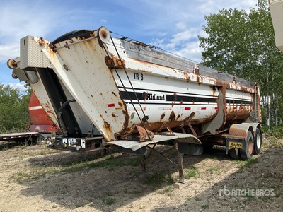 Midland 25 ft T/A End Dump Trailer