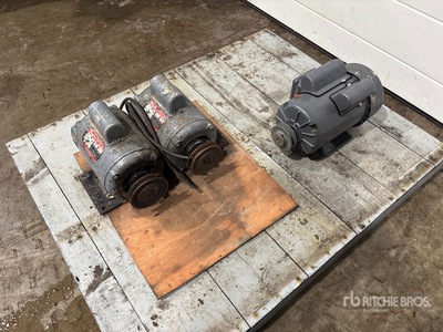 Quantity of (2) 3/4 hp 1 Phase Electric Motor