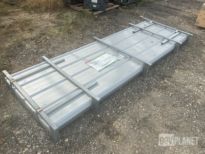 (100) Piece Lot of 10' Long Corrugated Steel Panels