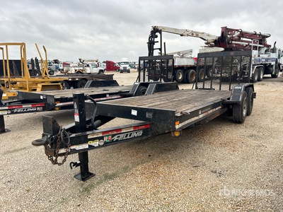 2018 Felling FT-16 E 18 ft T/A Equipment Trailer