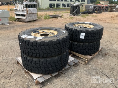 (4) Goodyear 395/85R20 Tires w/Wheels