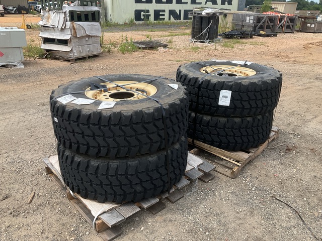 (4) Goodyear 395/85R20 Tires w/Wheels