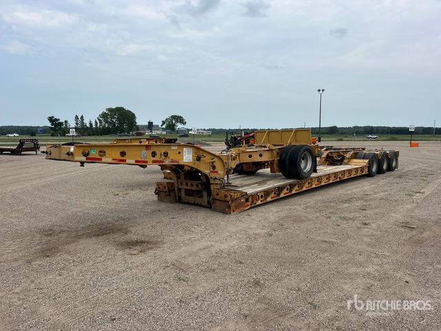 1995 Fontaine 504T1CNGB Tri/A Removable Gooseneck Lowboy Trailer