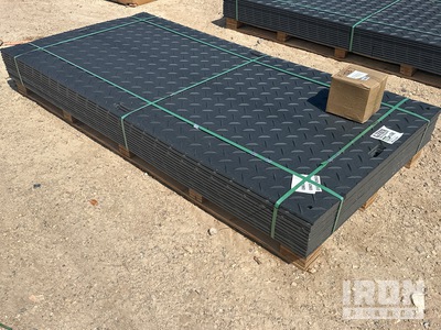 (12) SKLP SK-LJB12 Polyethylene Board Roadbed Protection Pads - Unused