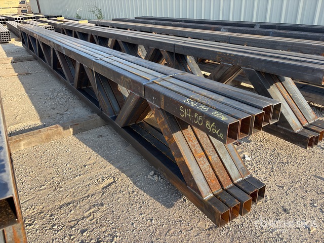 Quantity of (5) 18 in x 20 ft Metal Trusses (Unused)