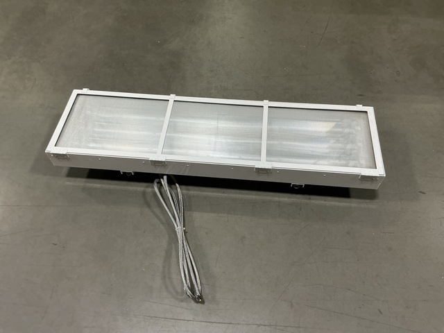 (3) L.C. Doane SYM. NO. 74 Overhead Lighting Fixtures