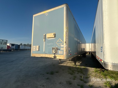2016 Wabash 53 ft x 102 in T/A Van Trailer