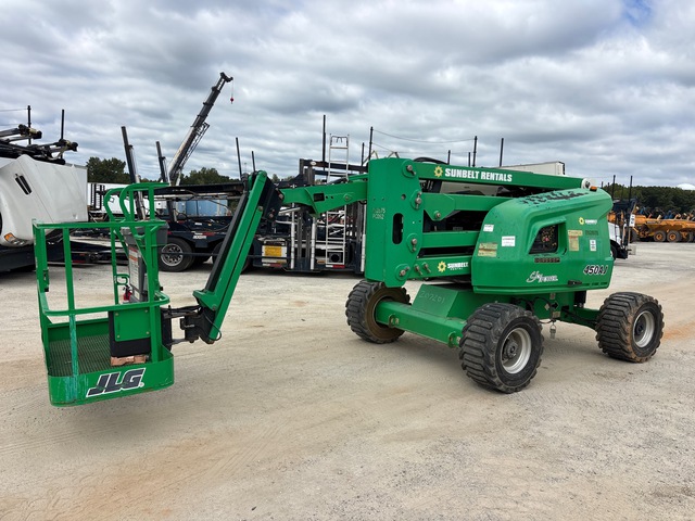 2015 JLG 450AJ 4WD Dual Fuel Articulating Boom Lift 2015 JLG 450AJ 4WD Dual Fuel Articulating Boom Lift
