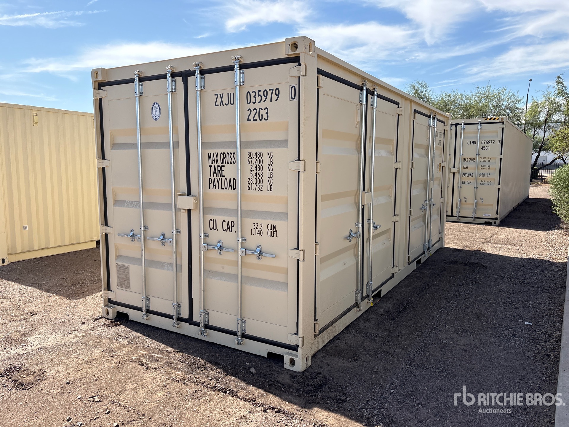 2026 20 ft Standard Multi-Door Storage Container